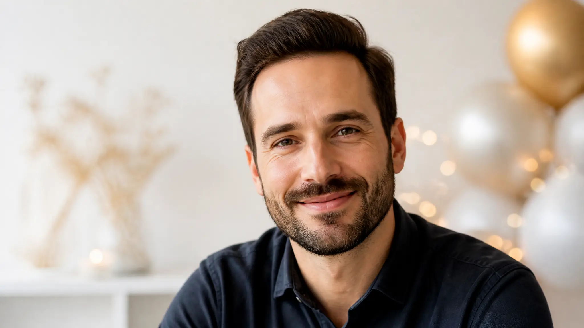 Barátságos férfi portré a Joakim névnap oldalához